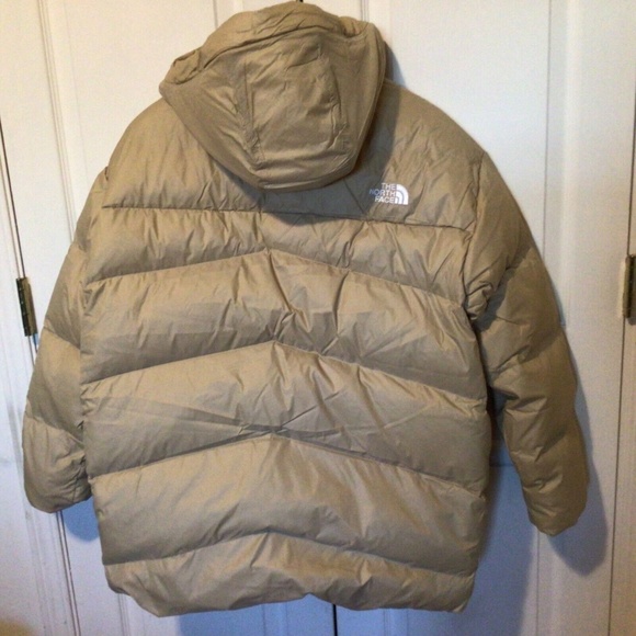 NWT The North Face Women’s Palomar Down Parka Coat Jacket Relaxed fit Khaki M BE - Picture 2 of 16